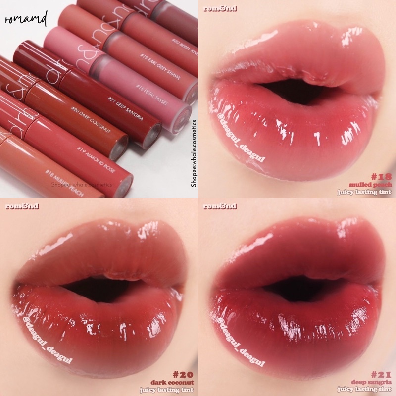 [6-11/12 VOUCHER GIẢM 8%]]Son Romand Juicy Lasting Tint