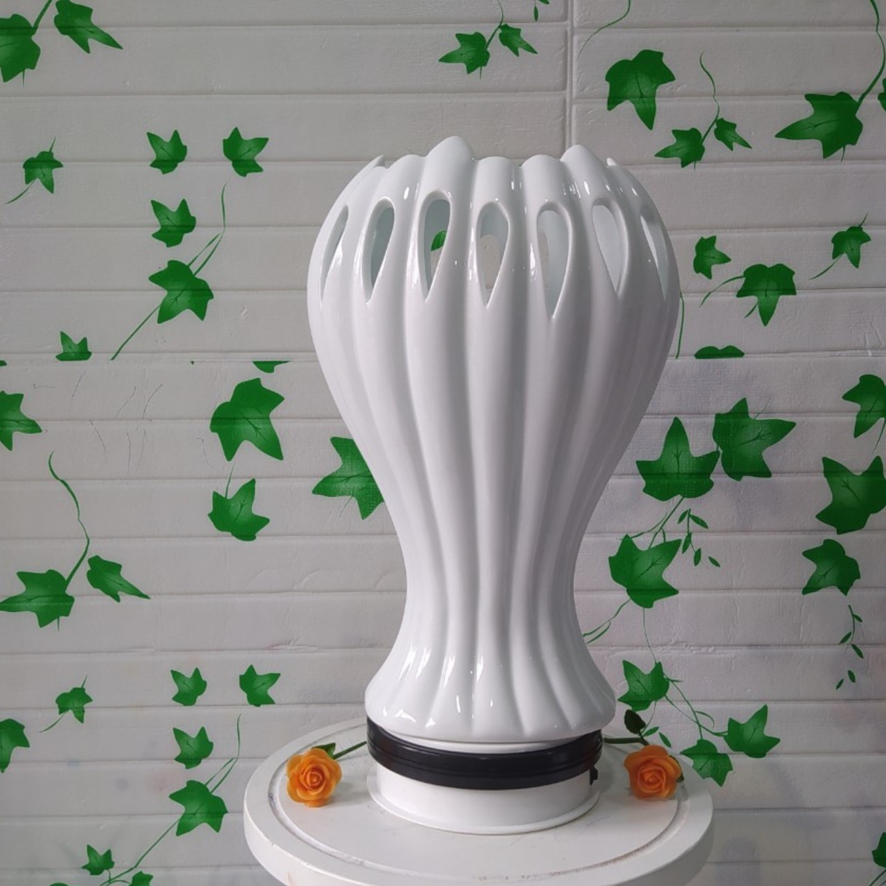 Bình dùng cắm hoa hình tay phật 16cm, 22cm, 25cm, 28cm, 35cm gốm sứ bát tràng