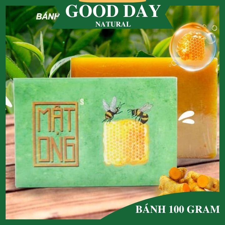 Xà bông sinh dược mật ong - Xà phòng Handmade Natural Organic Soap 100g
