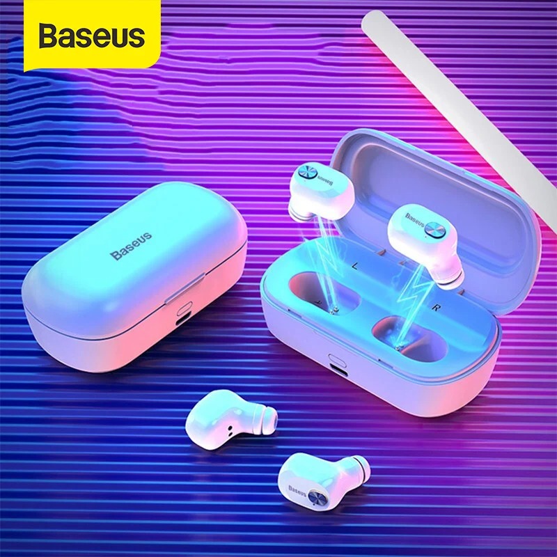 Tai nghe không dây Baseus W01 pin khỏe , âm thanh siêu hay chống nước - phân phối BASEUS