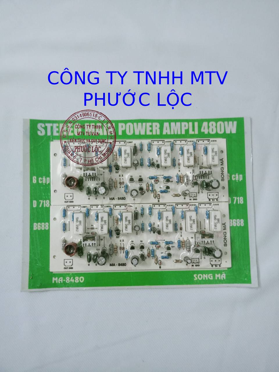 Mạch amply công suất12 sò 480w