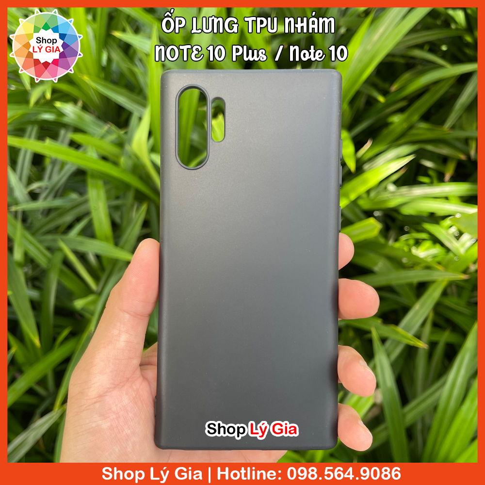 Ốp lưng tpu nhám cho galaxy note 10 plus / note 10