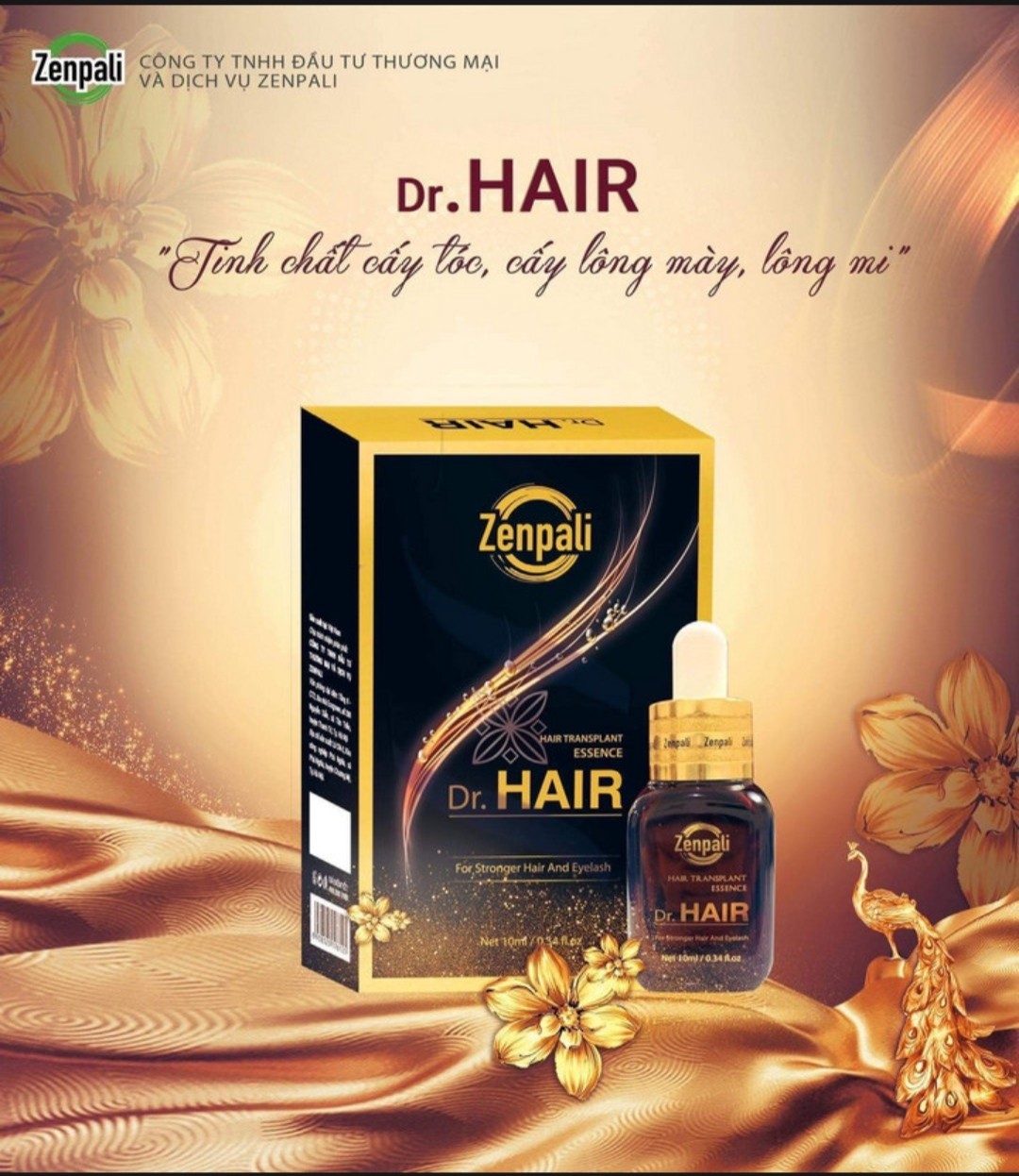 Zenpali tinh chất dài mi, mọc tóc dr hair - zenpali hair