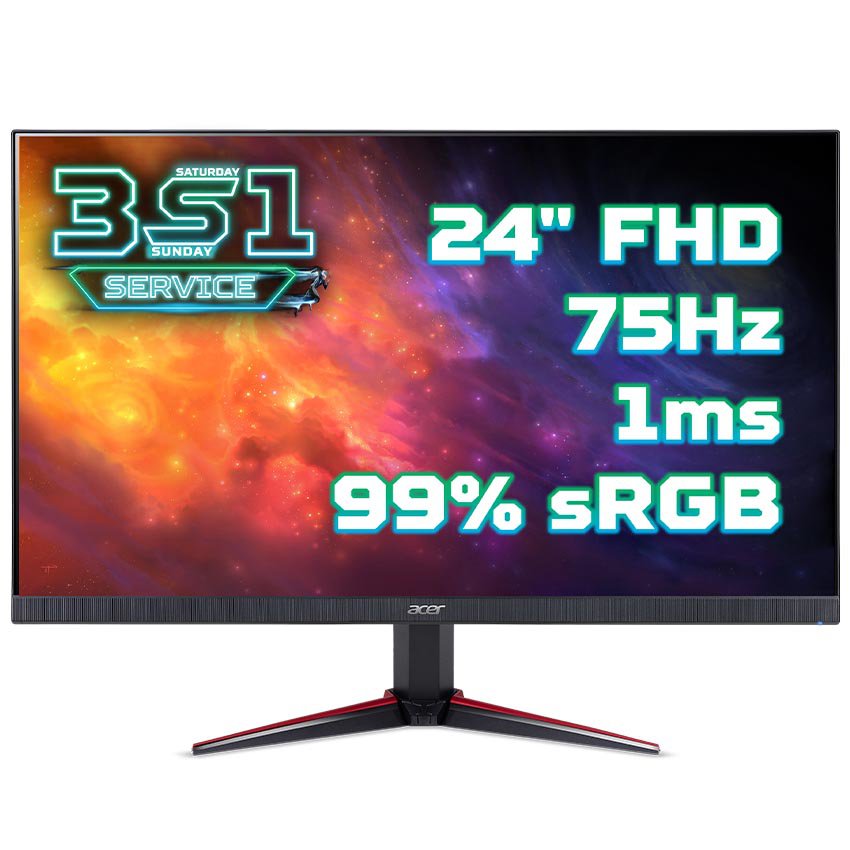 Monitor acer nitro 23.8"vg240y led ips