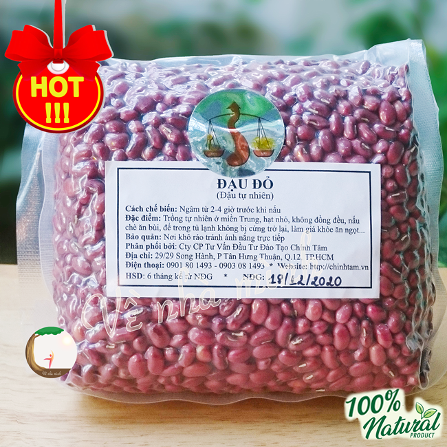[HCM]ĐẬU ĐỎ THUẦN CHỦNG HỮU CƠ TỰ NHIÊN 100% 300G-500G ( Hạt đỗ đỏ ) dùng nấu chè làm giá đậu làm bánh & sữa...