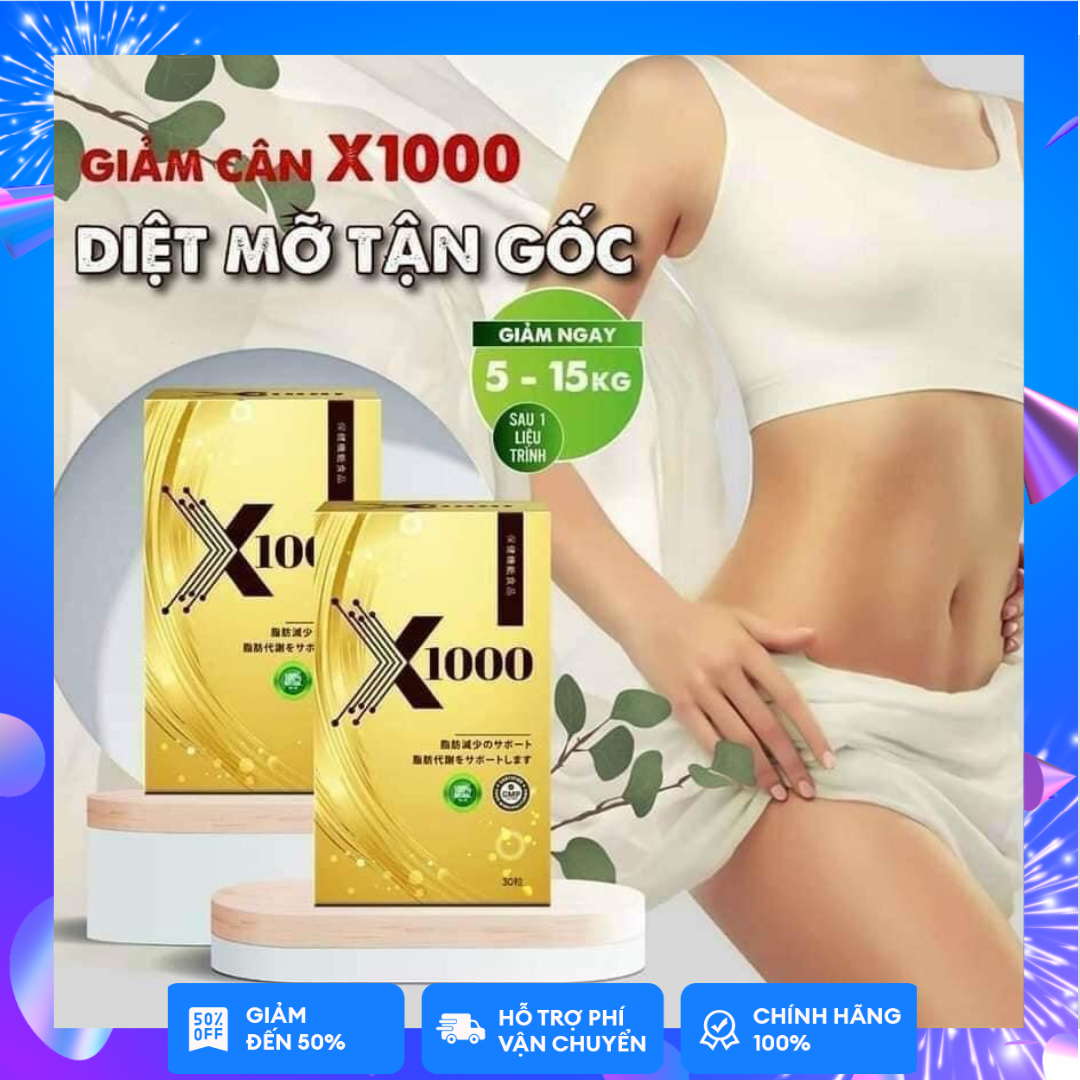 Sale Giảm Cân X1000 Của Ngân 98 giảm cân đẹp dáng diệt mỡ tận gốc giảm ngay 5-15kg sau 1 liệu trình