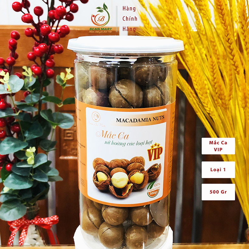 Hạt mắc ca xuân an - hạt mắc ca cao cấp loại 1 -mắc ca hũ 500gr