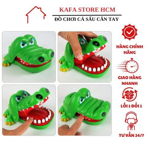 Đồ Chơi Cá Sấu Cắn Tay - Trò Chơi Cá Sấu Cắn Tay Vui Nhộn, Bộ Đồ Chơi Cá Sấu Ngộ Nghĩnh - Bộ Trò Chơi Khám Răng Cá Sấu.
