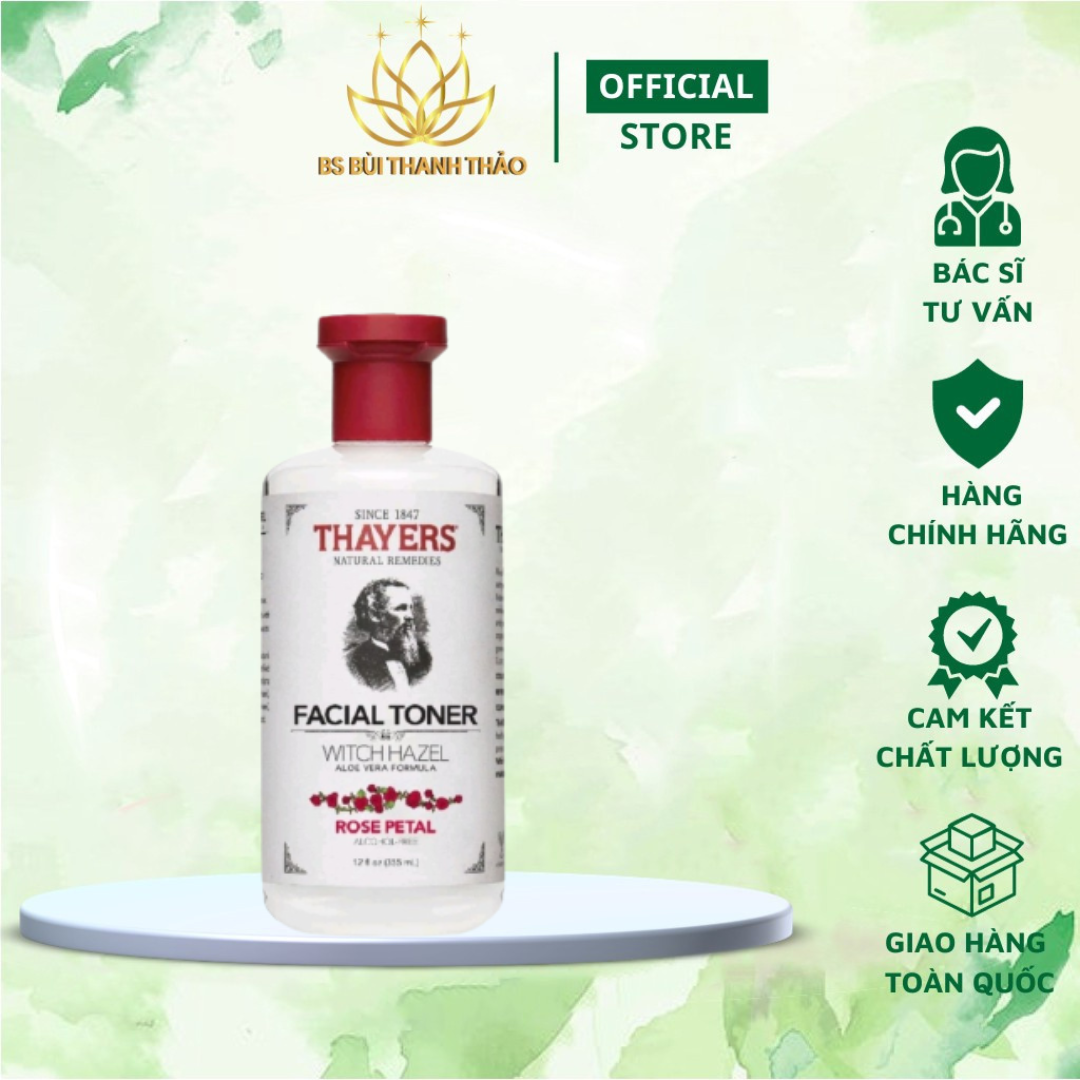 Nước Hoa Hồng Không Cồn Hương Hoa Hồng Thayers