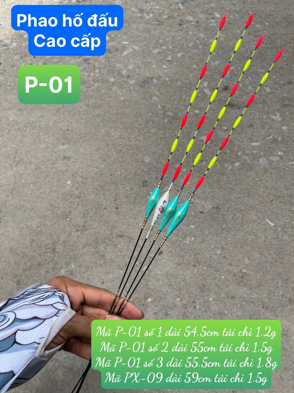 Phao hố đấu ngày cao cấp, Phao câu đài nano mã P01 - Phao câu đơn đài hố đấu câu chép, trôi, cỏ, trắm đen
