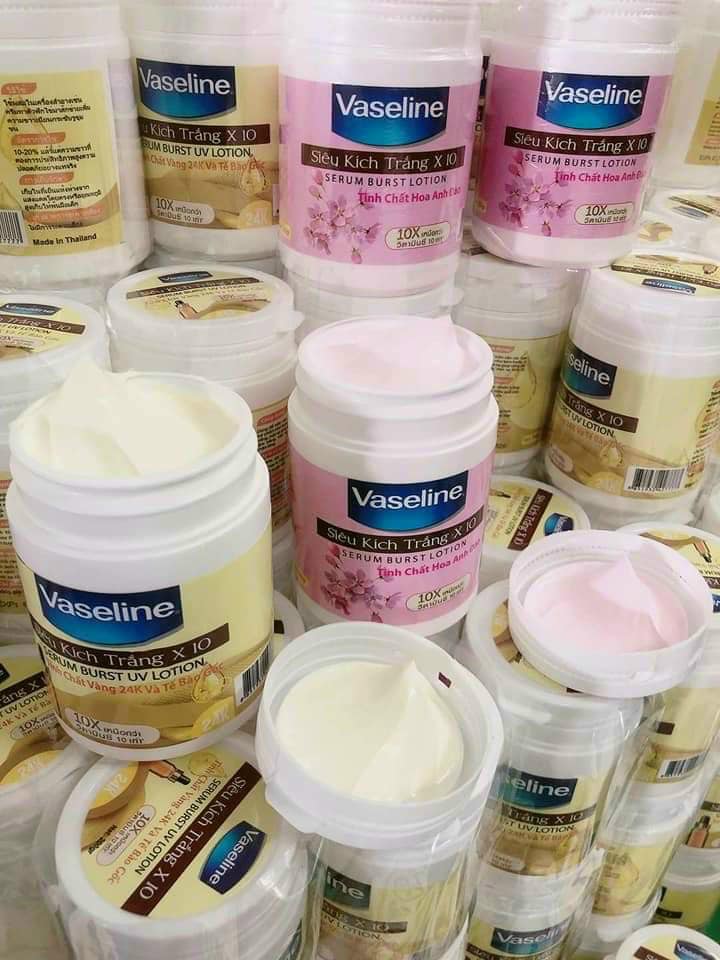 Kích trắng vaseline 10x