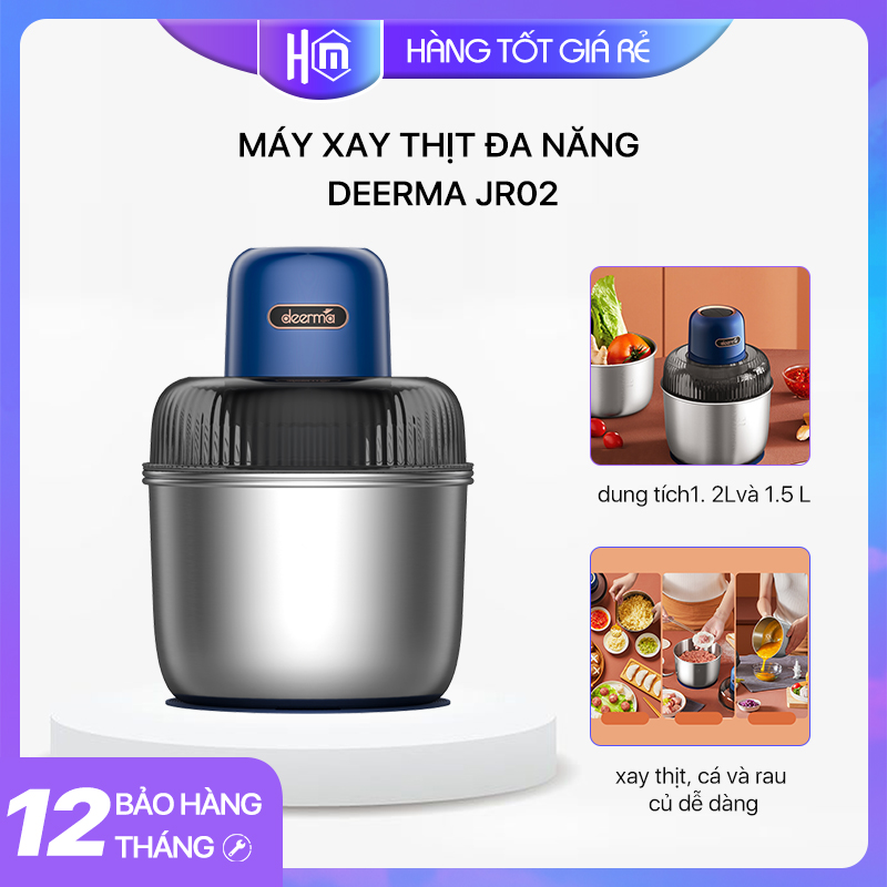 Máy xay thịt đa năng Deerma JR02 - Máy xay thực phẩm