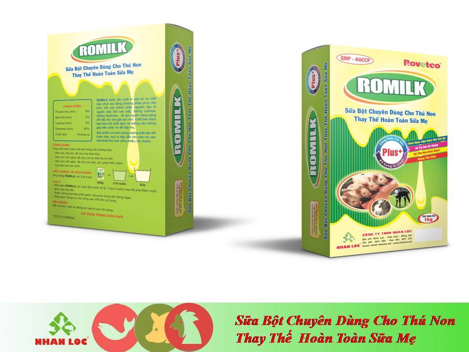 Romilk Sữa bột chuyên dùng cho thú non (1kg)