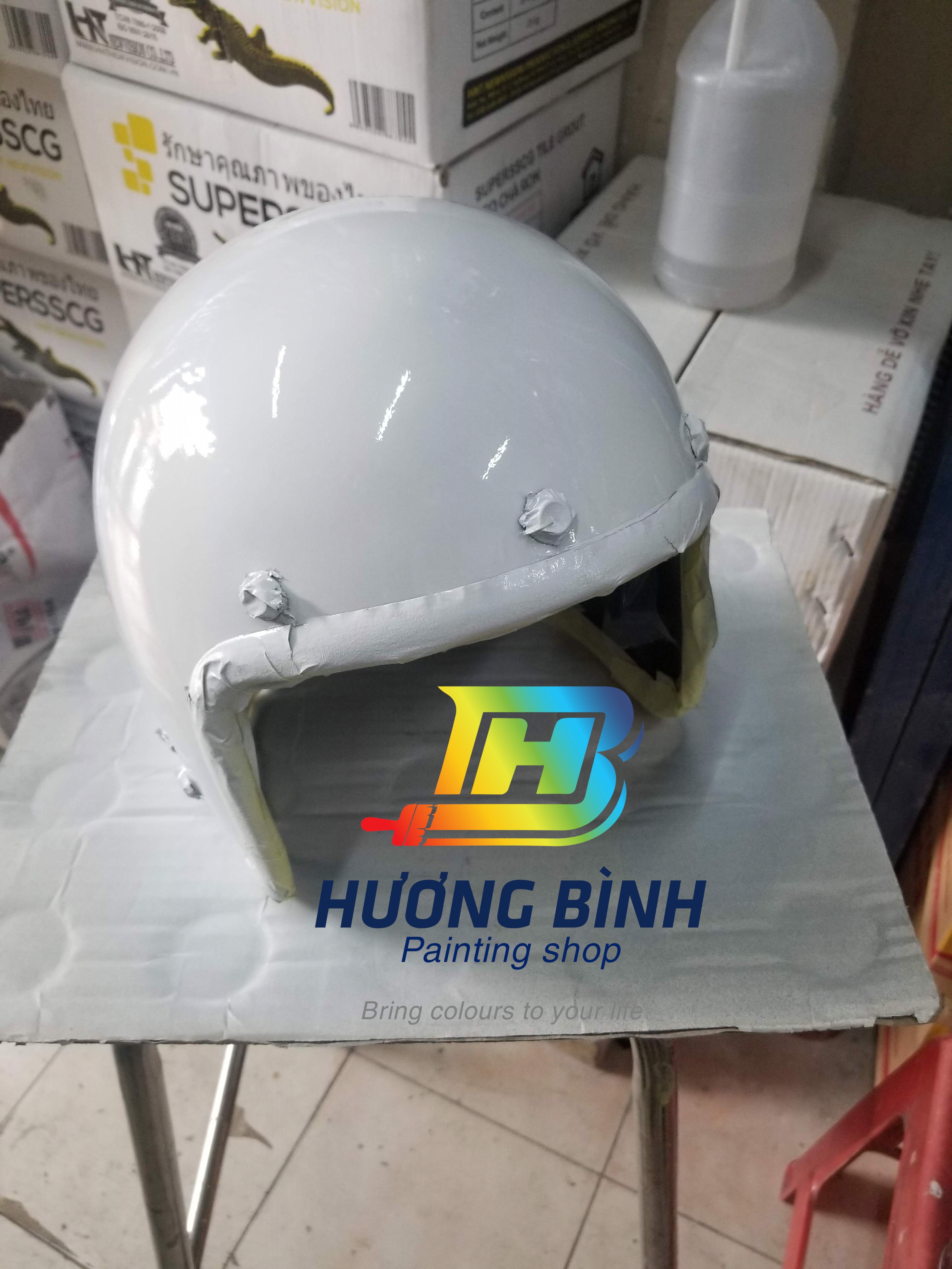 [COMBO] Sơn xịt Samurai màu Trắng - 102 với bóng 128