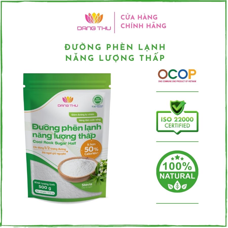 Đường phèn lạnh năng lượng thấp túi 500gr - Đăng Thư