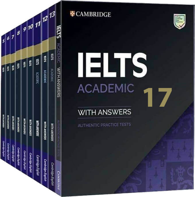 Sách Cambridge IELTS Academic Combo 7 Đến 17 - Luyện Thi IELTS Kèm Audio