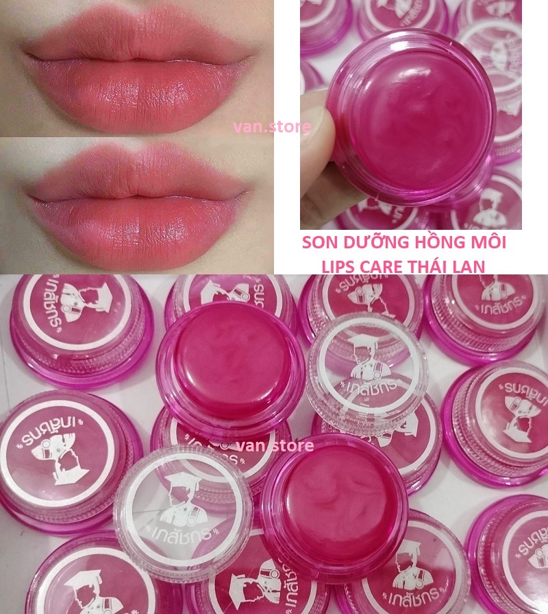Son dưỡng hồng môi, giảm thâm môi, giảm khô môi lips care thái lan