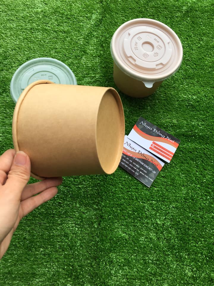 Combo 50  Hộp Giấy Craft 750ml Đựng Mì Cay