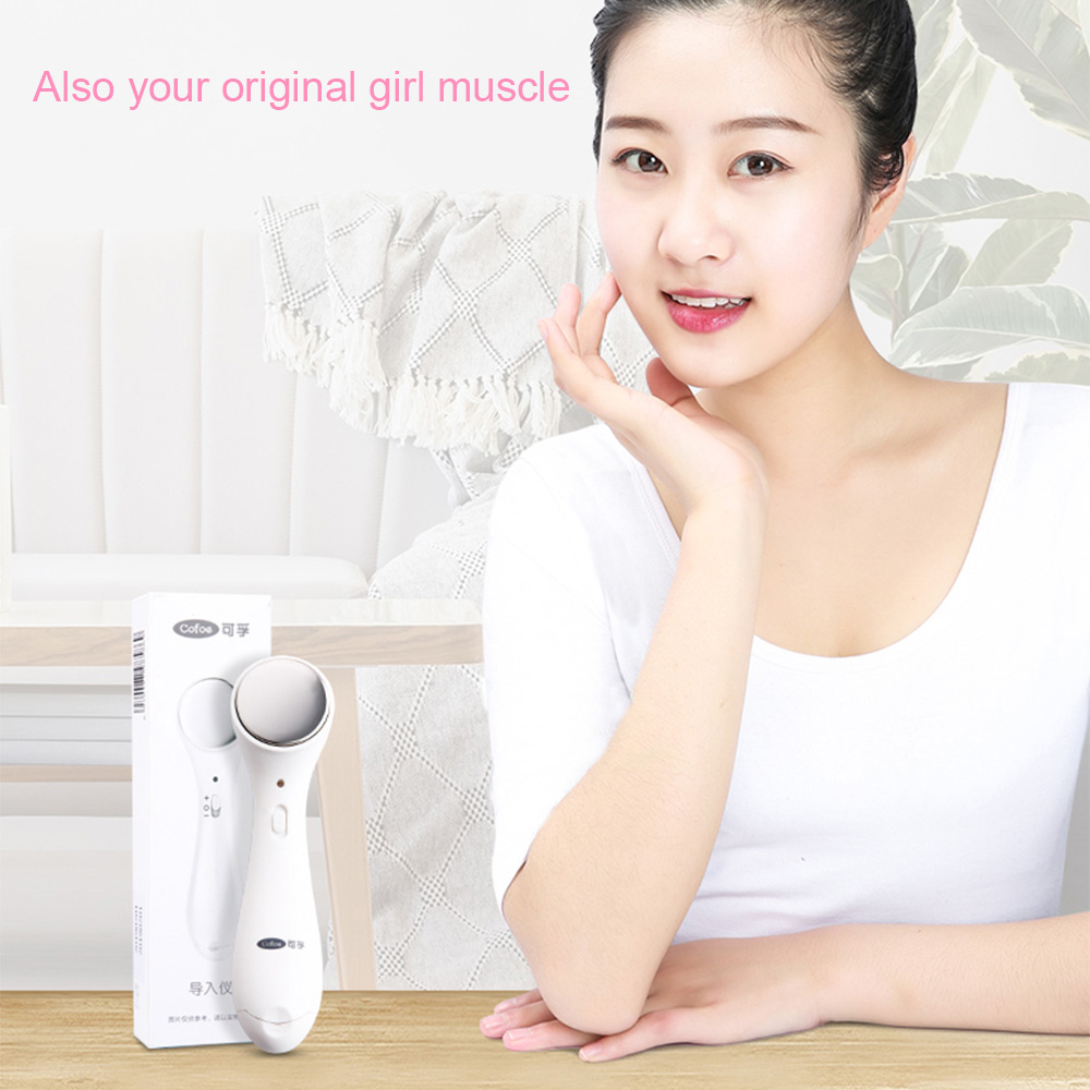 Máy Massage Trẻ Hóa Da Mặt, Thiết Bị Chăm Sóc Da Bằng Sóng Siêu Âm, Thiết Bị Spa Rửa Mặt Trẻ Hóa ion, Máy Rung Chạy Pin