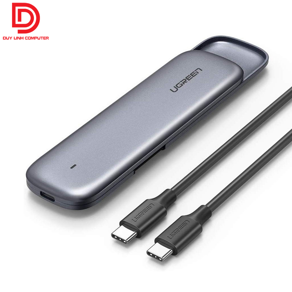 Box đựng ổ cứng SSD M.2 NVMe chuẩn kết nối USB Type C Ugreen 60354