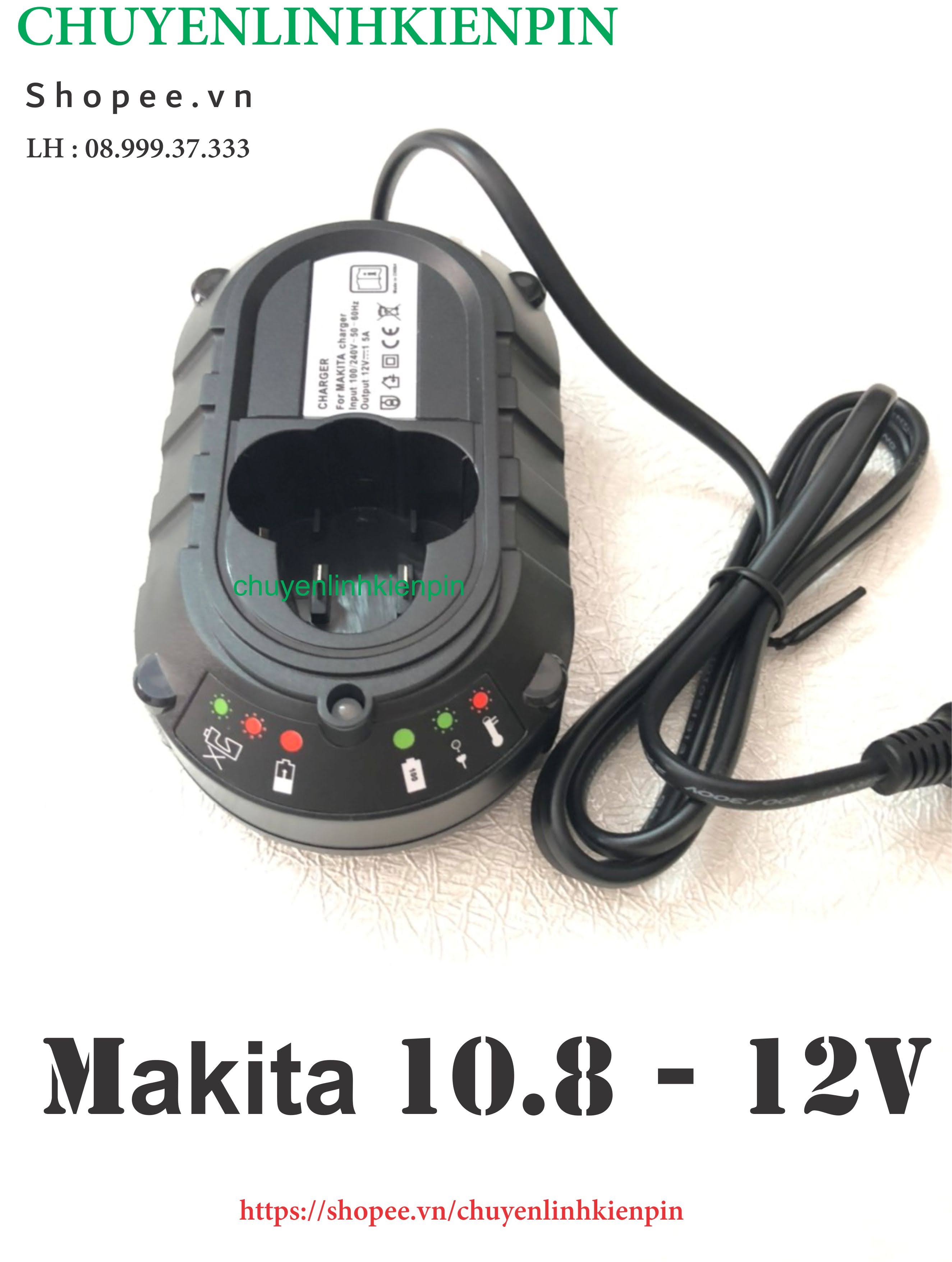 [HCM]Đế Sạc pin Makita  10.8v - 12v Li-ion mới 100% sử dụng điện AC 220V BL64 87
