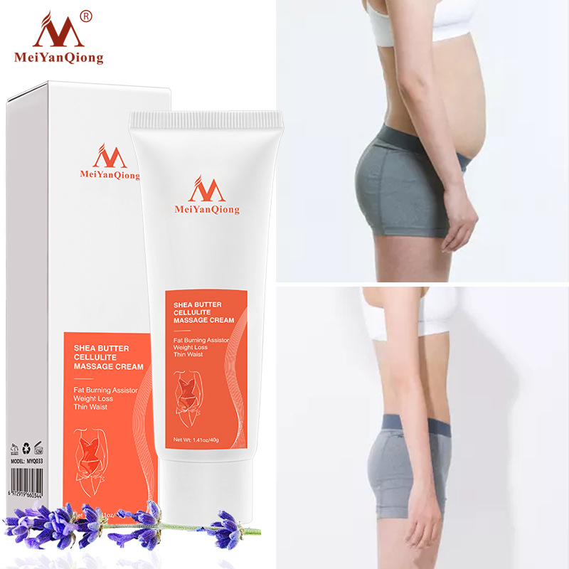 MeiYanQiong Kem Đốt Mỡ Thon Gọn Cơ Thể Tan Mỡ Hiệu Quả Sau 1 Tuần Sử Dụng 50g