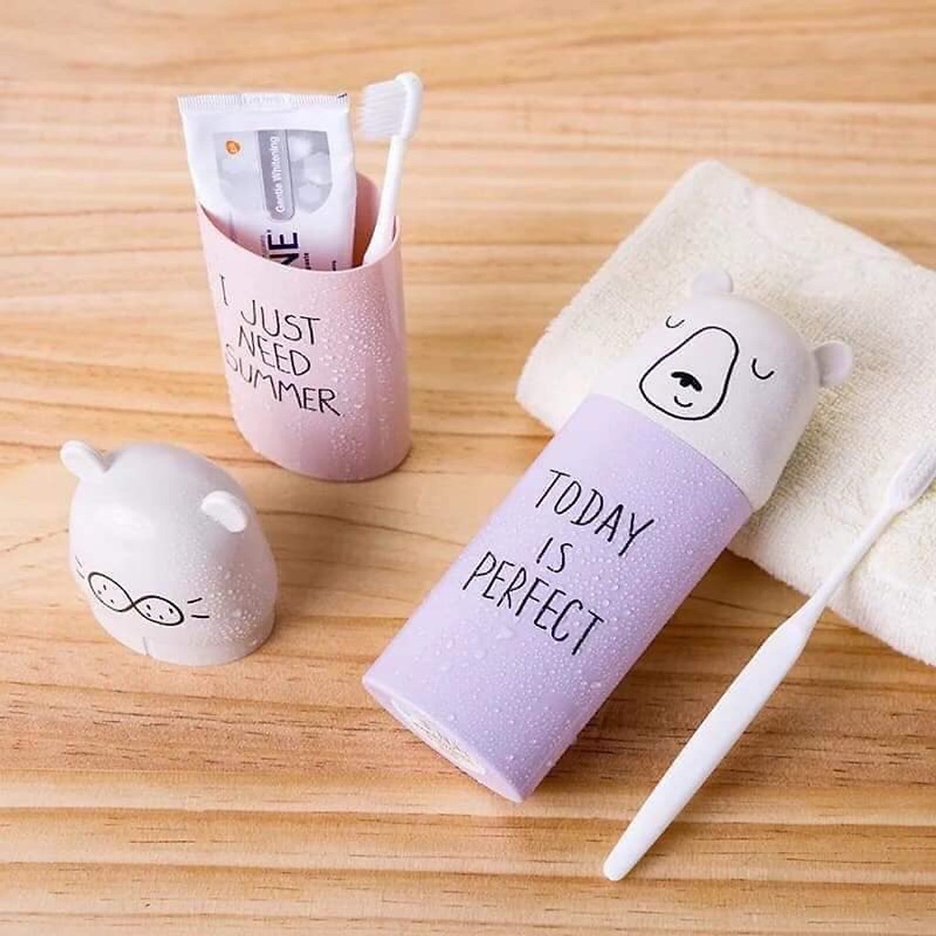 Hộp đựng bàn chải đánh răng tiện ích - giao màu ngẫu nhiên