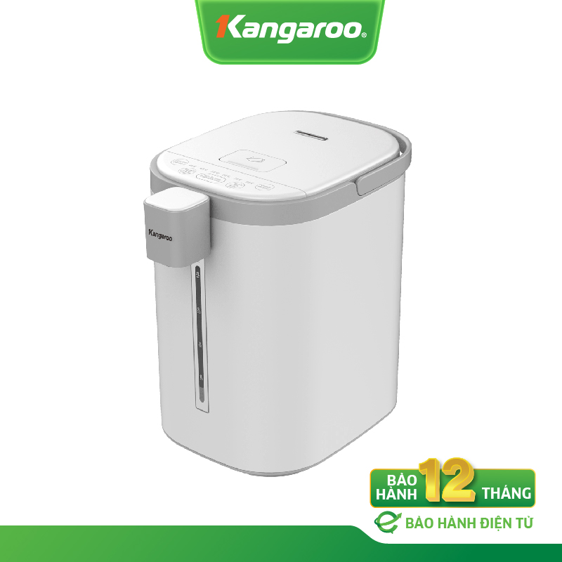 Bình thủy điện Kangaroo KG5K1 5L, Dung tích 5 lít - Công suất 1600W - Ruột bình inox 304 - Giữ ấm 6 mức nhiệt - Hàng chính hãng