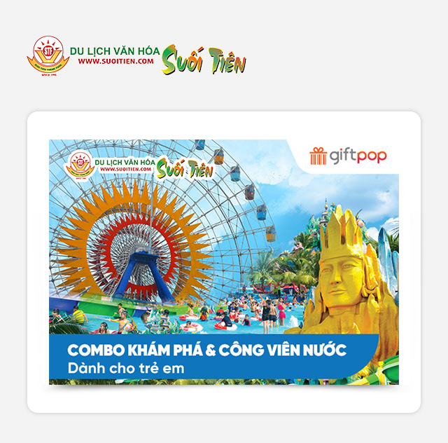 Suối Tiên - Combo Khám Phá và Công Viên Nước Dành Cho Trẻ Em