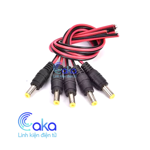 Bộ 5 dây nguồn dc đực 5.5*2.1mm