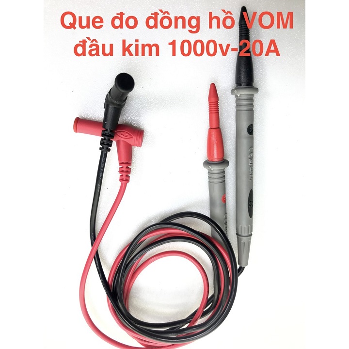 [HCM]Que đo đồng hồ VOM Đầu Kim 1000V - 20A loại tốt