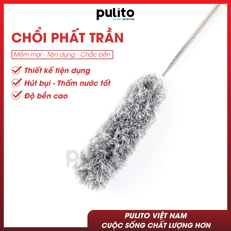 Chổi quét bụi,cây phất trần thông minh hút bụi, màng nhện tiện lợi CLB