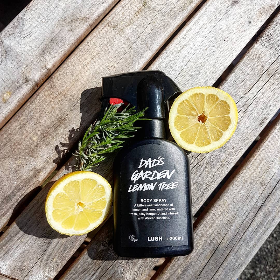 [HCM]Xịt toàn thân LUSH - Dads Garden Lemon Tree body spray