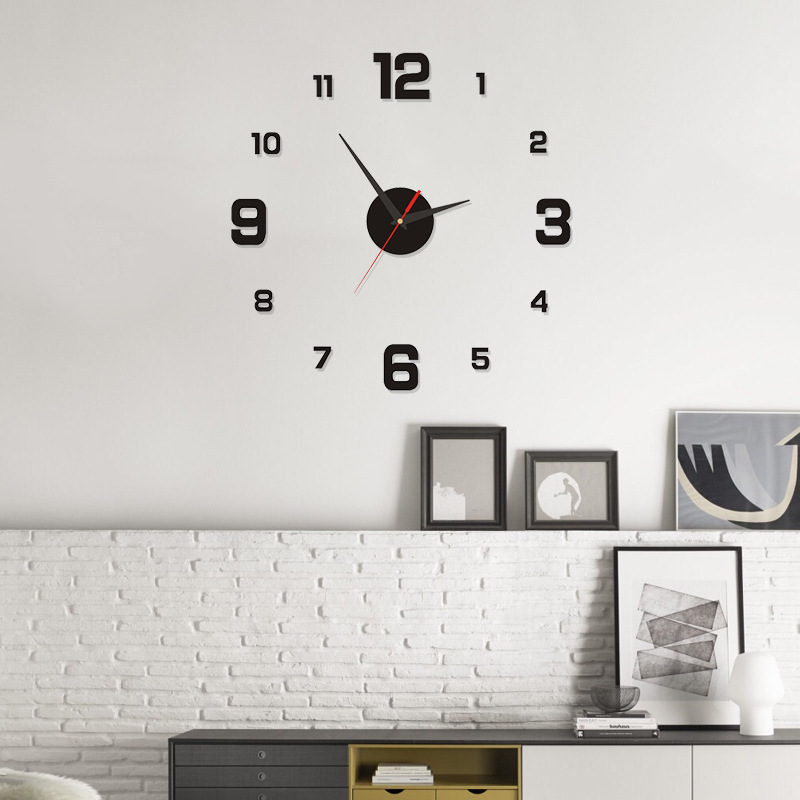Đồng hồ DIY dán tường nghệ thuật