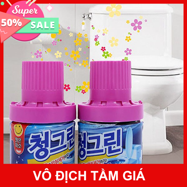 [FLASH SALE] BỘ 2 CHAI TẨY BỒN CẦU HƯƠNG NGÀN HOA, HỘP NHỰA, HƯƠNG THƠM NHẸ NHÀNG, ĐÁNH BẬT MỌI VẾT BẨN CHO BỒN CẦU TRẮNG TINH [HÀNG XỊN GIÁ SỈ]
