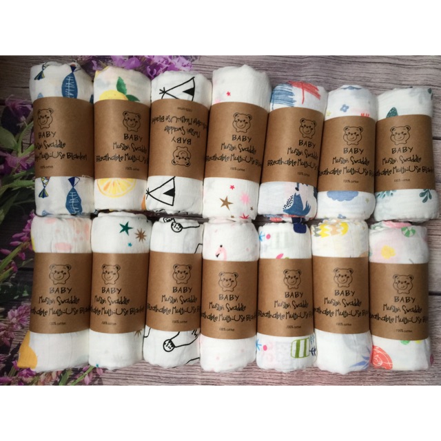 Khăn cuộn Aden Muslin