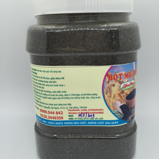 Combo sỉ 2kg bột mè đen handmade
