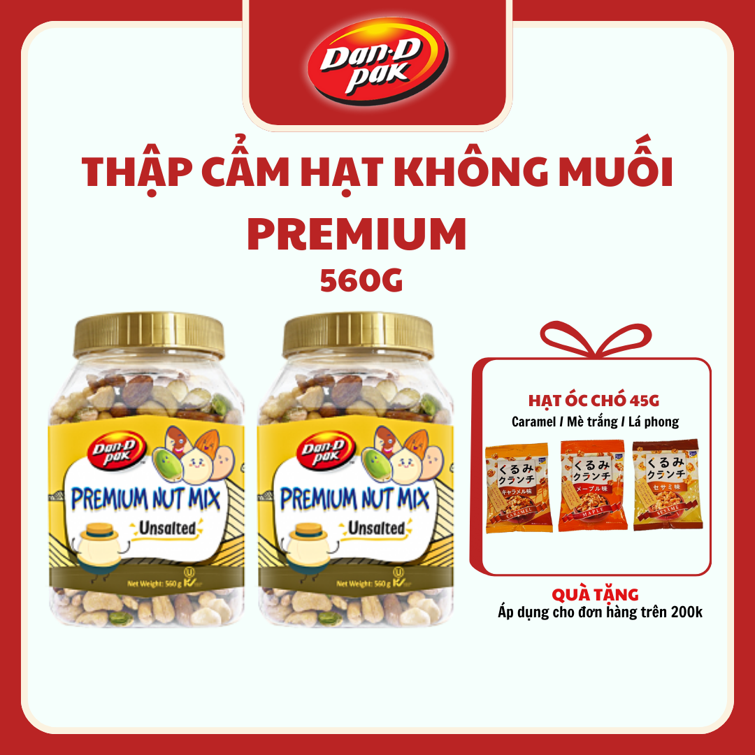 Thập cẩm hạt premium 560g dan d pak
