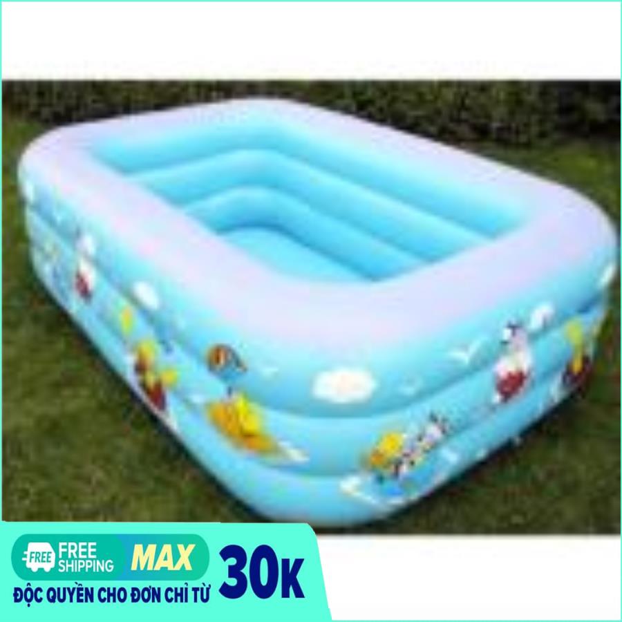 Bể bơi 1.5m , bể bơi mini cho bé , bể bơi cho gia đình , Tặng kèm bơm điện , mẫu mới nhất