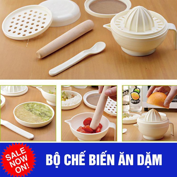 Dụng Cụ Chế Biến Đồ Ăn Dặm Cho Bé (Màu Ngẫu Nhiên)