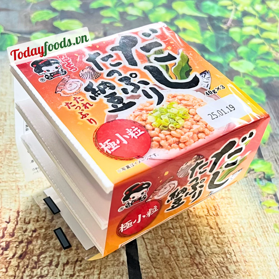 Đậu tương lên men Natto Yamada (40Gx3 hộp) 147G | Chia 3 hộp nhỏ tiện lợi