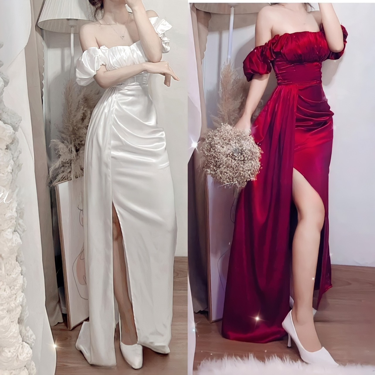 Sale siêu lớn - đầm poly phối lưới sang xịn mịn up