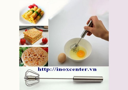 Cây khuấy tạo bọt cà phê sữa đánh trứng inox