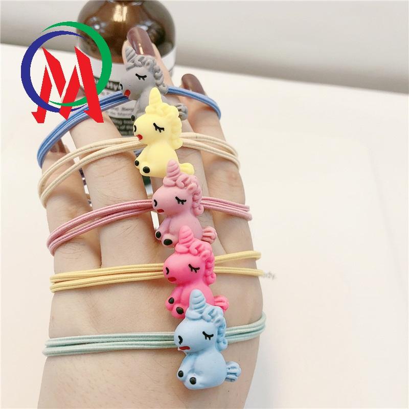 Sét 5 dây cột tóc hình ngựa kì lân