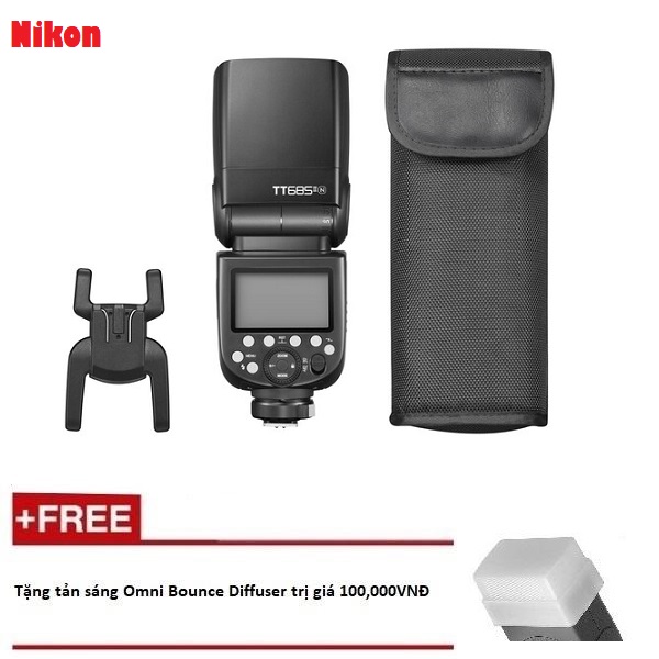 Đèn flash godox tt685ii dùng cho máy ảnh nikon