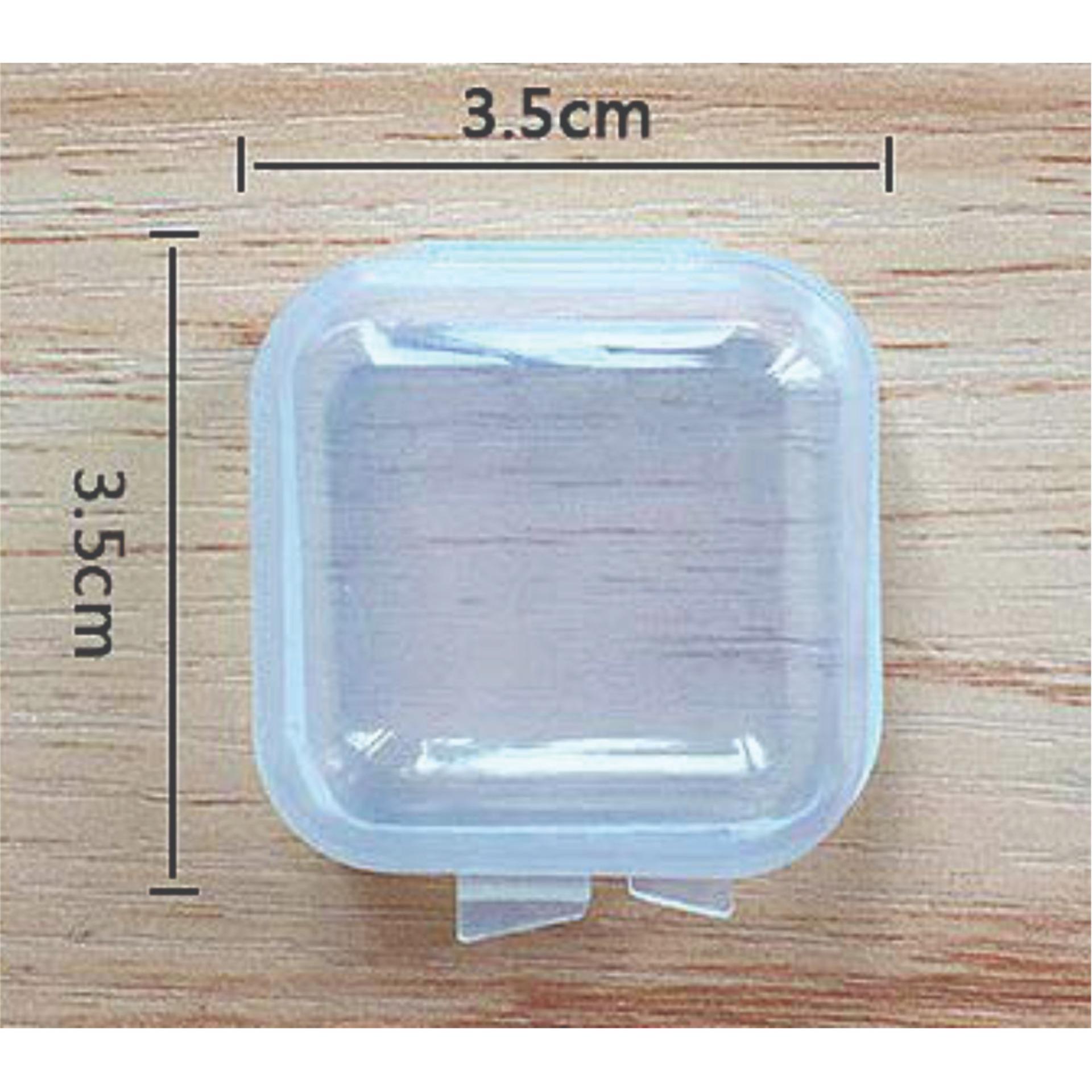 Bộ 5 Hộp Nhựa Mini ( 3.5 x 3.5 x 1.8 ) cm