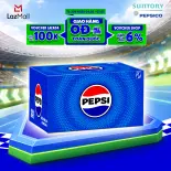 Thùng 24 Chai Nước Ngọt Giải Khát Có Gaz Pepsi (390ml/chai)