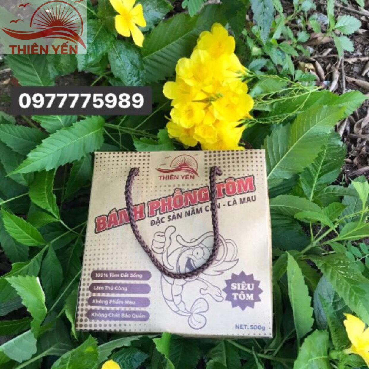 Bánh Phồng Tôm _Loại Siêu Tôm Đặc Sản Năm Căn Cà Mau  (500g/hộp)