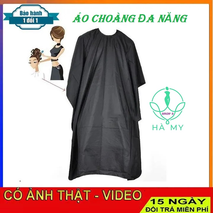 Áo choàng cắt tóc không thấm,áo choàng cắt tóc cỡ lớn, nhuộm tóc chống thấm nước cho salon, barber và tại nhà