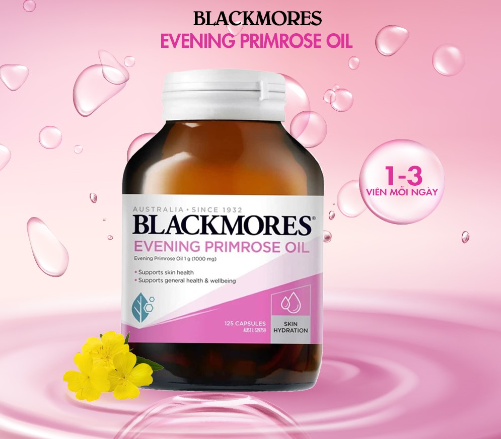 [Hàng Chuẩn ÚC] Blackmores Evening Primrose Oil - Viên uống tinh dầu hoa anh thảo 125 viên 1